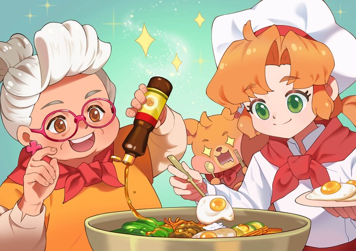 비빔밥 일러스트